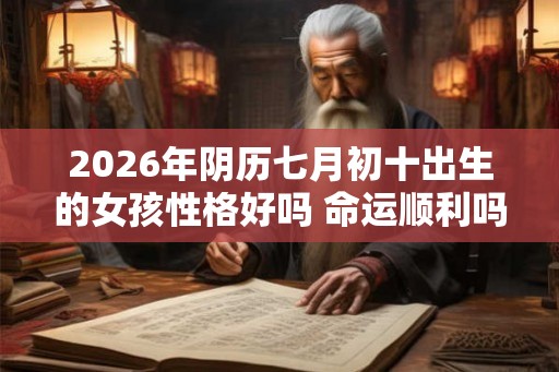 2026年阴历七月初十出生的女孩性格好吗 命运顺利吗
