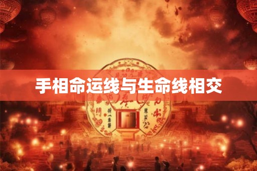 手相命运线与生命线相交