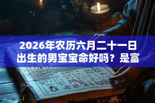 2026年农历六月二十一日出生的男宝宝命好吗?是富贵命吗? 2026年农历六月二十一日出生的男宝宝命好吗?是富贵命吗?