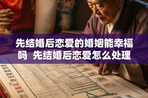 先结婚后恋爱的婚姻能幸福吗  先结婚后恋爱怎么处理关系