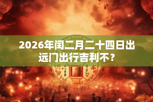 2026年闰二月二十四日出远门出行吉利不？