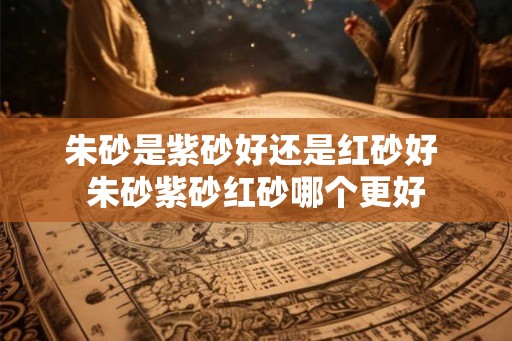朱砂是紫砂好还是红砂好 朱砂紫砂红砂哪个更好