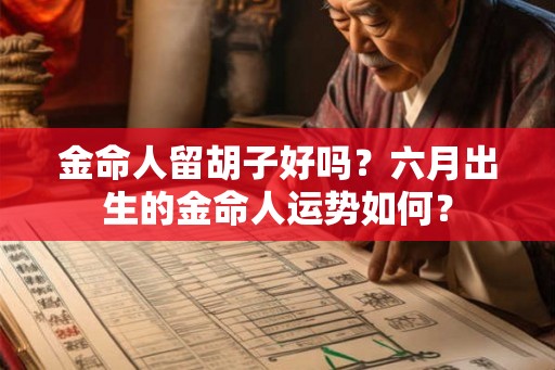 金命人留胡子好吗？六月出生的金命人运势如何？
