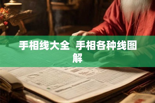 手相线大全  手相各种线图解