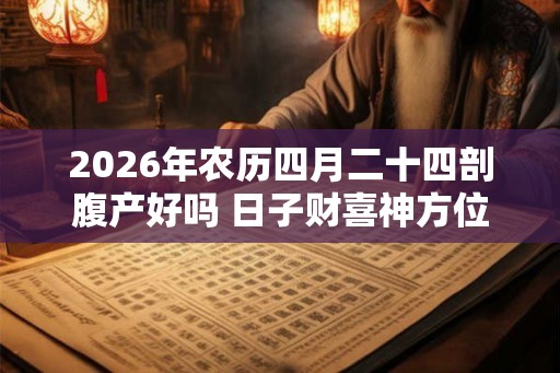 2026年农历四月二十四剖腹产好吗 日子财喜神方位 2026年农历四月二十四剖腹产好吗 日子财喜神方位