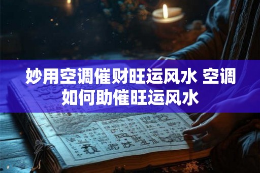 妙用空调催财旺运风水 空调如何助催旺运风水