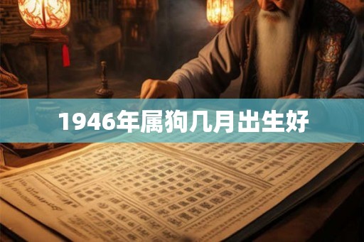 1946年属狗几月出生好 1946年属狗几月出生好