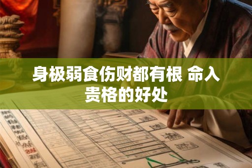 身极弱食伤财都有根 命入贵格的好处