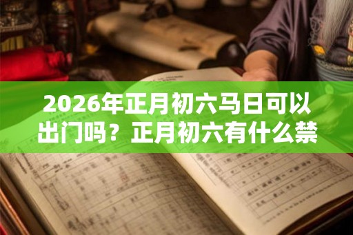 2026年正月初六马日可以出门吗？正月初六有什么禁忌吗？