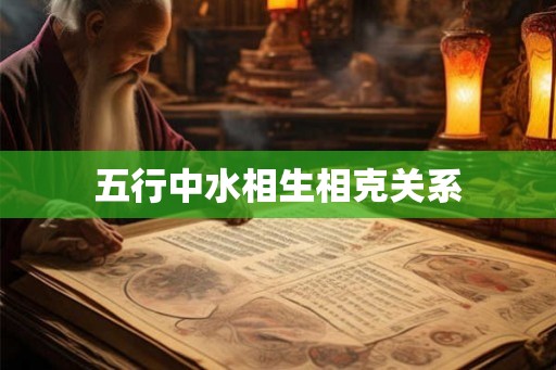 五行中水相生相克关系