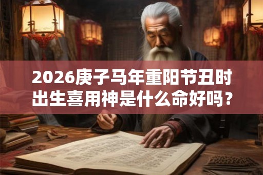 2026庚子马年重阳节丑时出生喜用神是什么命好吗？