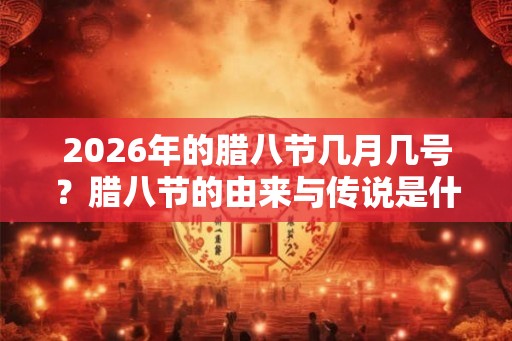 2026年的腊八节几月几号？腊八节的由来与传说是什么？