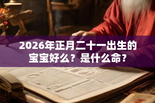 2026年正月二十一出生的宝宝好么？是什么命？