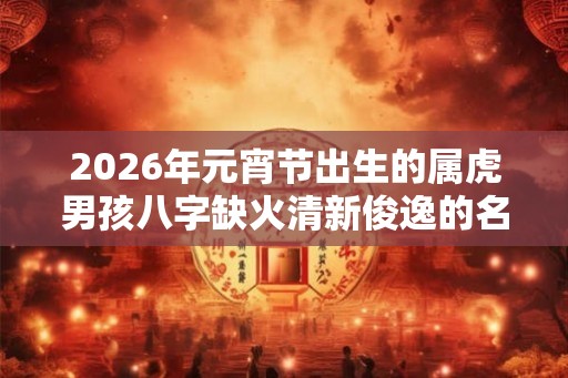 2026年元宵节出生的属虎男孩八字缺火清新俊逸的名字 2026年元宵节出生的属虎男孩八字缺火清新俊逸的名字