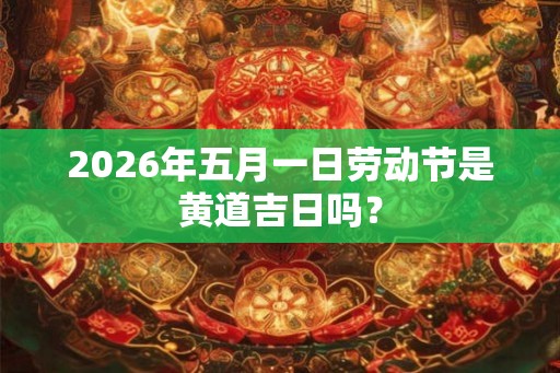 2026年五月一日劳动节是黄道吉日吗？
