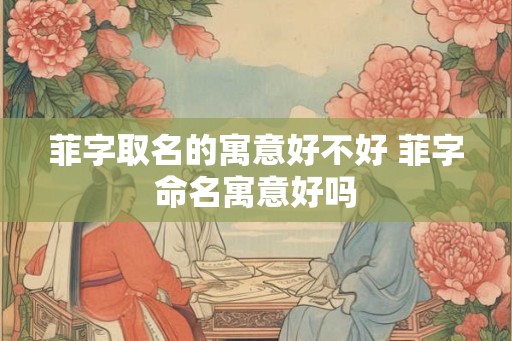 菲字取名的寓意好不好 菲字命名寓意好吗 菲字取名的寓意好不好 菲字命名寓意好吗