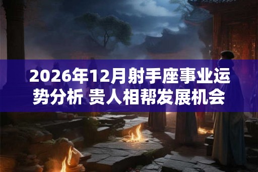 2026年12月射手座事业运势分析 贵人相帮发展机会多