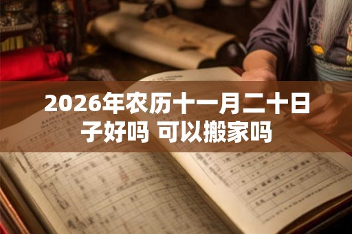 2026年农历十一月二十日子好吗 可以搬家吗