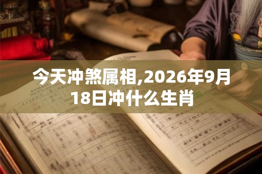 今天冲煞属相,2026年9月18日冲什么生肖