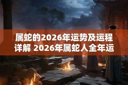 属蛇的2026年运势及运程详解 2026年属蛇人全年运势和财运完整版 属蛇的2026年运势及运程详解 2026年属蛇人全年运势和财运完整版