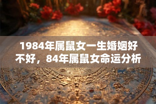 1984年属鼠女一生婚姻好不好，84年属鼠女命运分析