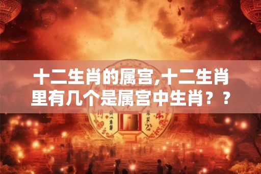十二生肖的属宫,十二生肖里有几个是属宫中生肖？？？