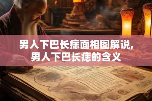 男人下巴长痣面相图解说,男人下巴长痣的含义 男人下巴长痣面相图解说,男人下巴长痣的含义