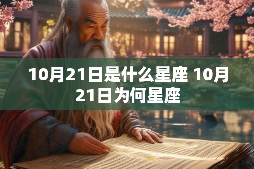 10月21日是什么星座 10月21日为何星座
