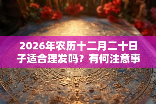 2026年农历十二月二十日子适合理发吗？有何注意事项？