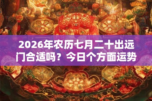 2026年农历七月二十出远门合适吗？今日个方面运势如何？