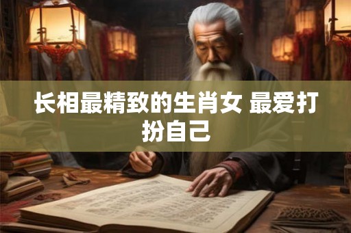 长相最精致的生肖女 最爱打扮自己
