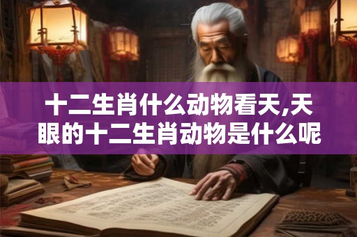 十二生肖什么动物看天,天眼的十二生肖动物是什么呢 十二生肖什么动物看天,天眼的十二生肖动物是什么呢