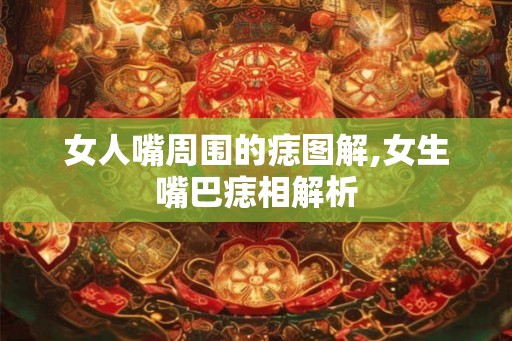 女人嘴周围的痣图解,女生嘴巴痣相解析 女人嘴周围的痣图解,女生嘴巴痣相解析
