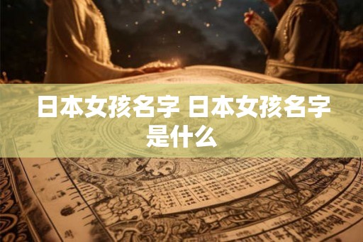 日本女孩名字 日本女孩名字是什么 日本女孩名字 日本女孩名字是什么
