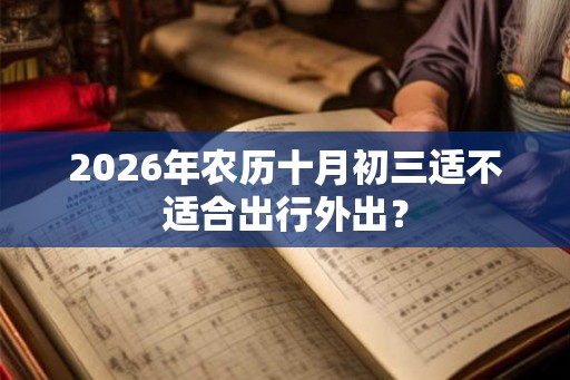 2026年农历十月初三适不适合出行外出？