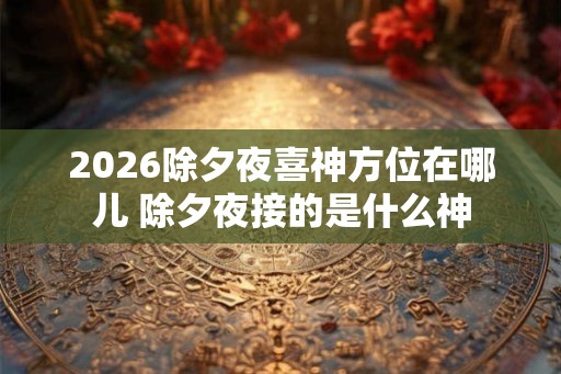 2026除夕夜喜神方位在哪儿 除夕夜接的是什么神