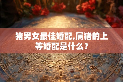 猪男女最佳婚配,属猪的上等婚配是什么？