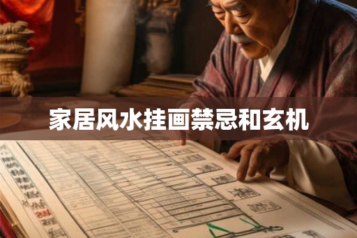 家居风水挂画禁忌和玄机