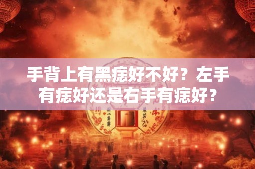 手背上有黑痣好不好?左手有痣好还是右手有痣好? 手背上有黑痣好不好?左手有痣好还是右手有痣好?