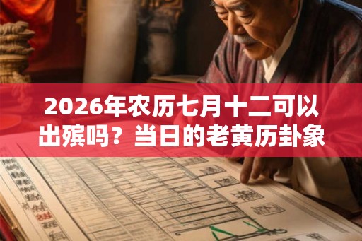2026年农历七月十二可以出殡吗？当日的老黄历卦象如何？