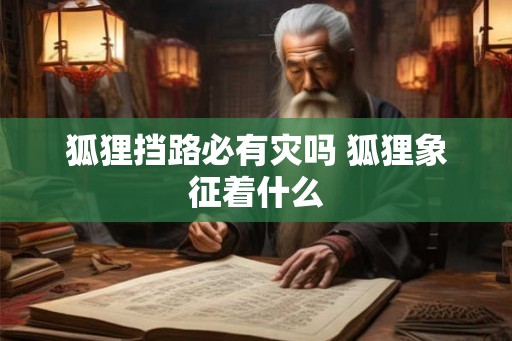 狐狸挡路必有灾吗 狐狸象征着什么 狐狸挡路必有灾吗 狐狸象征着什么