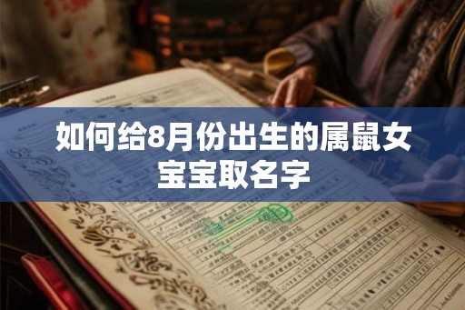 如何给8月份出生的属鼠女宝宝取名字