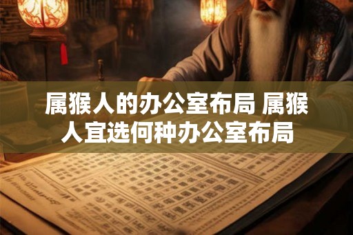 属猴人的办公室布局 属猴人宜选何种办公室布局 属猴人的办公室布局 属猴人宜选何种办公室布局