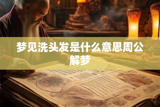 梦见洗头发是什么意思周公解梦 梦见洗头发是什么意思周公解梦