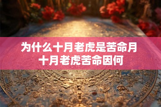 为什么十月老虎是苦命月 十月老虎苦命因何