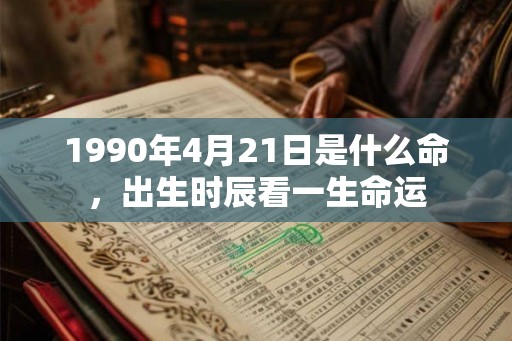 1990年4月21日是什么命，出生时辰看一生命运