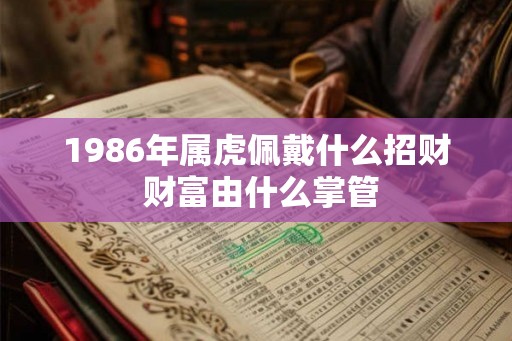 1986年属虎佩戴什么招财 财富由什么掌管