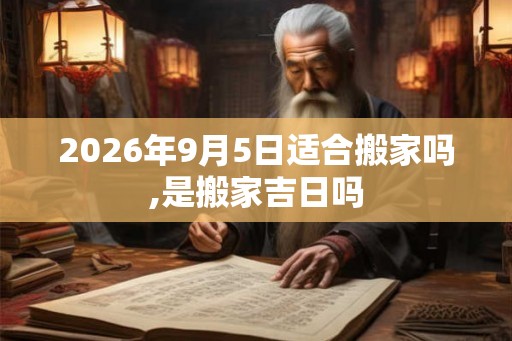 2026年9月5日适合搬家吗,是搬家吉日吗