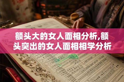 额头大的女人面相分析,额头突出的女人面相相学分析