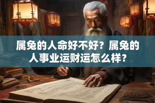 属兔的人命好不好？属兔的人事业运财运怎么样？